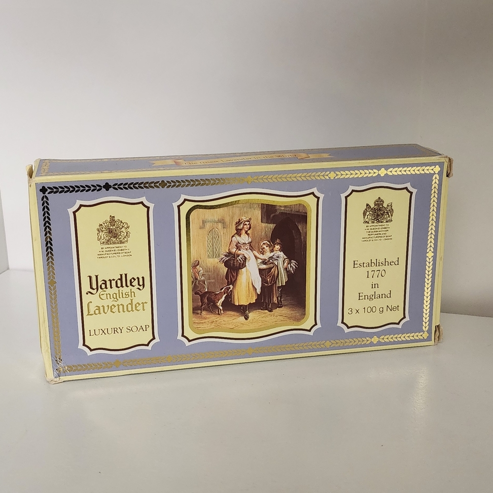 English Lavender Luxury Soap Set - Purple and Gold